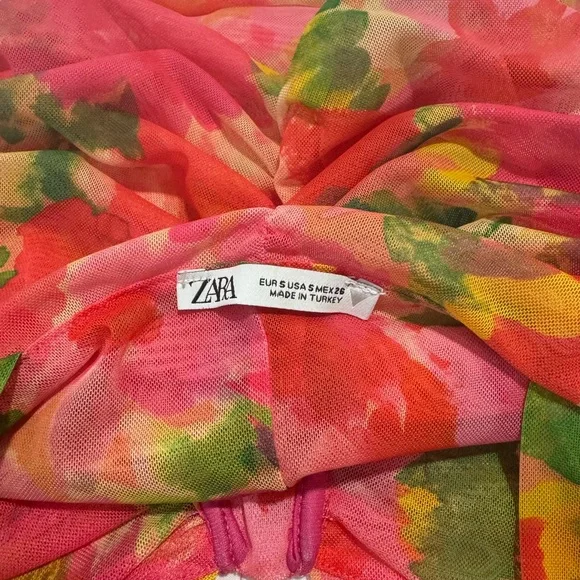 Zara Floral crop top - Picture 4 of 4